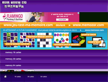 Tablet Screenshot of jeu-test-ma-memoire.com